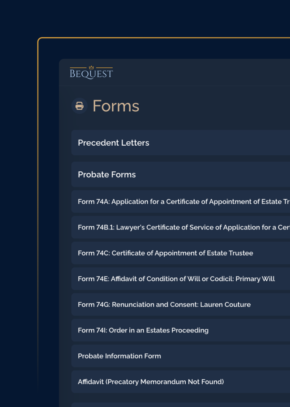 Probate and Document Automation
